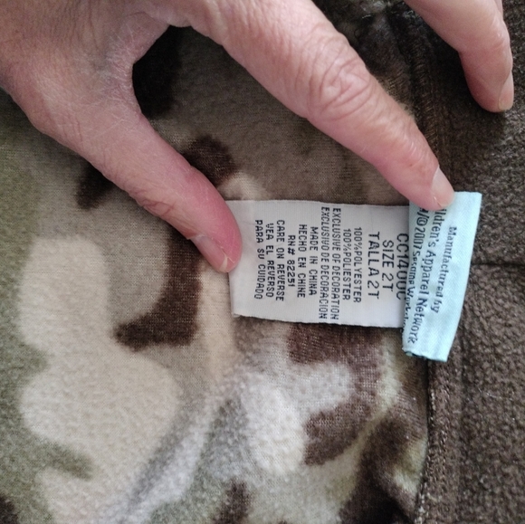 Rare Vintage Sesame Street Camp Elmo Camouflage Jacket 2T Embroidered 2007 - Picture 6 of 9